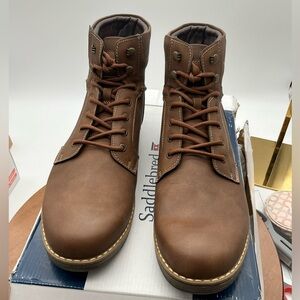 Saddlebred‎ Tan vegan Leather Boots size 13M